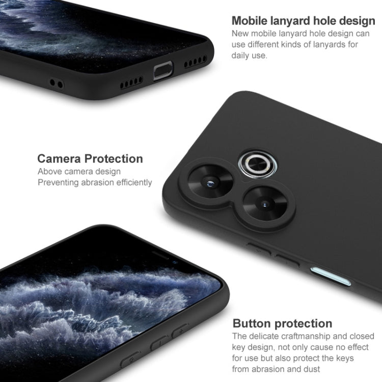 For Xiaomi Poco M6 4G imak UC-3 Series Shockproof Frosted TPU Phone Case