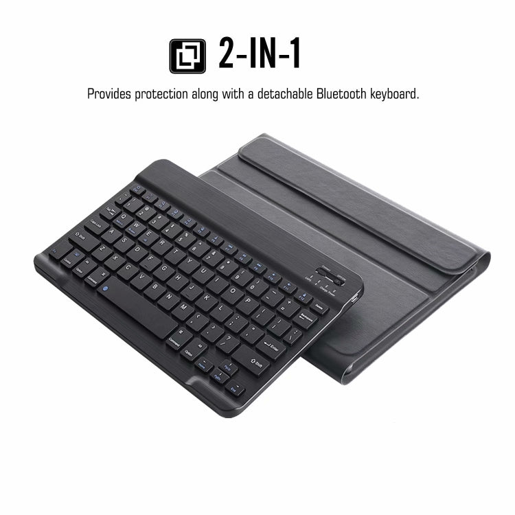 Ultra-thin Detachable Bluetooth Keyboard Leather Case with Stand & Sleep Function & Backlight, For Samsung Galaxy Tab A7 T500/T505, For Samsung Galaxy Tab S7 T870/T875