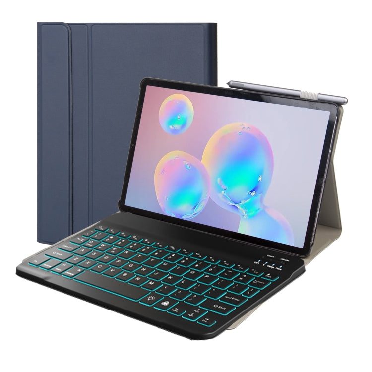Ultra-thin Detachable Bluetooth Keyboard Leather Case with Stand & Sleep Function & Backlight, For Samsung Galaxy Tab A7 T500/T505, For Samsung Galaxy Tab S7 T870/T875