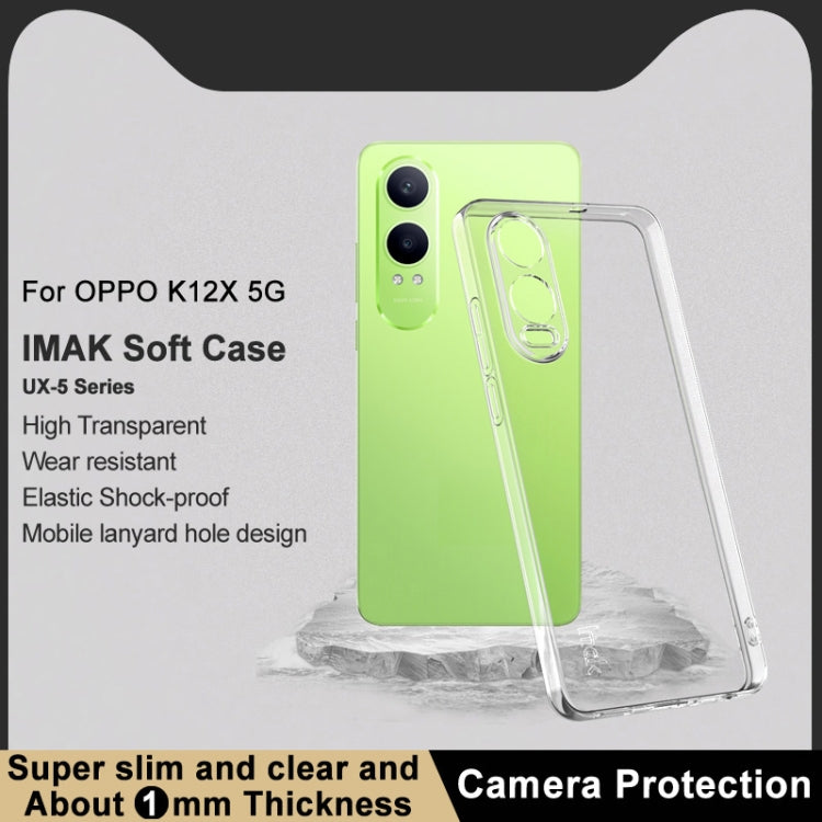 For OnePlus Nord CE4 Lite IMAK UX-5 Series Transparent Shockproof TPU Protective Case