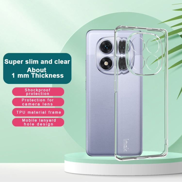 For Redmi Note 14 Pro 5G imak UX-5 Series Super Slim Transparent Shockproof TPU Protective Case(Transparent)