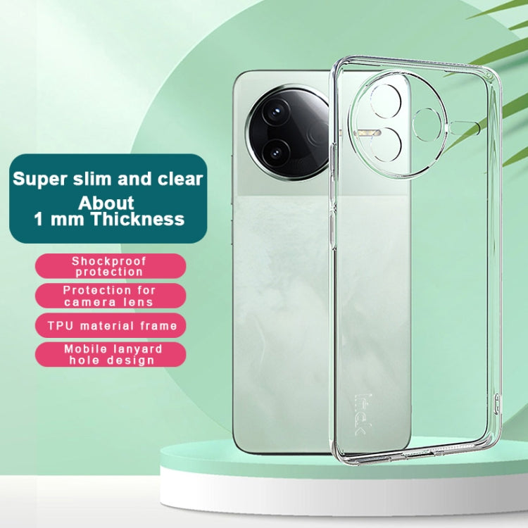 For Redmi K80 5G imak UX-5 Series Super Slim Transparent Shockproof TPU Protective Case(Transparent)