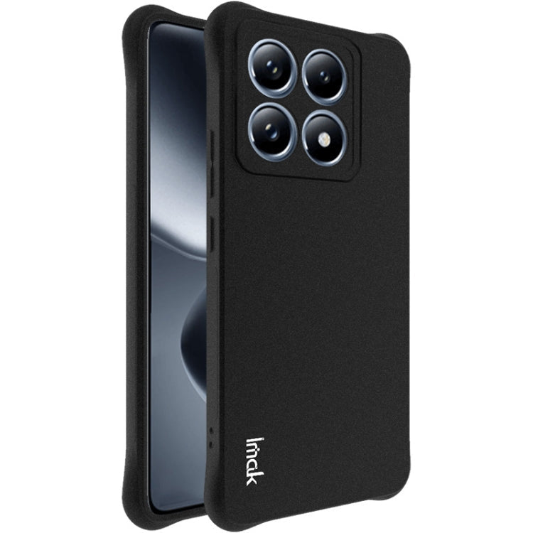 For Xiaomi 14T imak Shockproof Airbag TPU Phone Case(Matte Black)