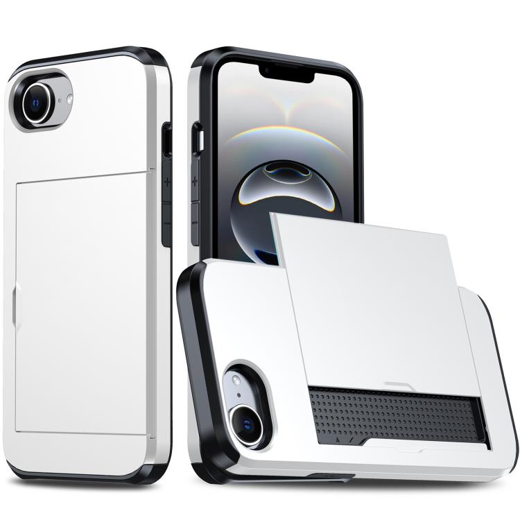 Shockproof Armor Phone Case with Card Slot, For iPhone 17 Pro, For iPhone 17