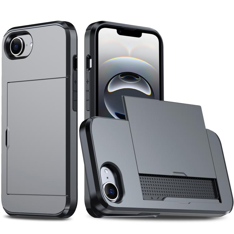 Shockproof Armor Phone Case with Card Slot, For iPhone 17 Pro, For iPhone 17