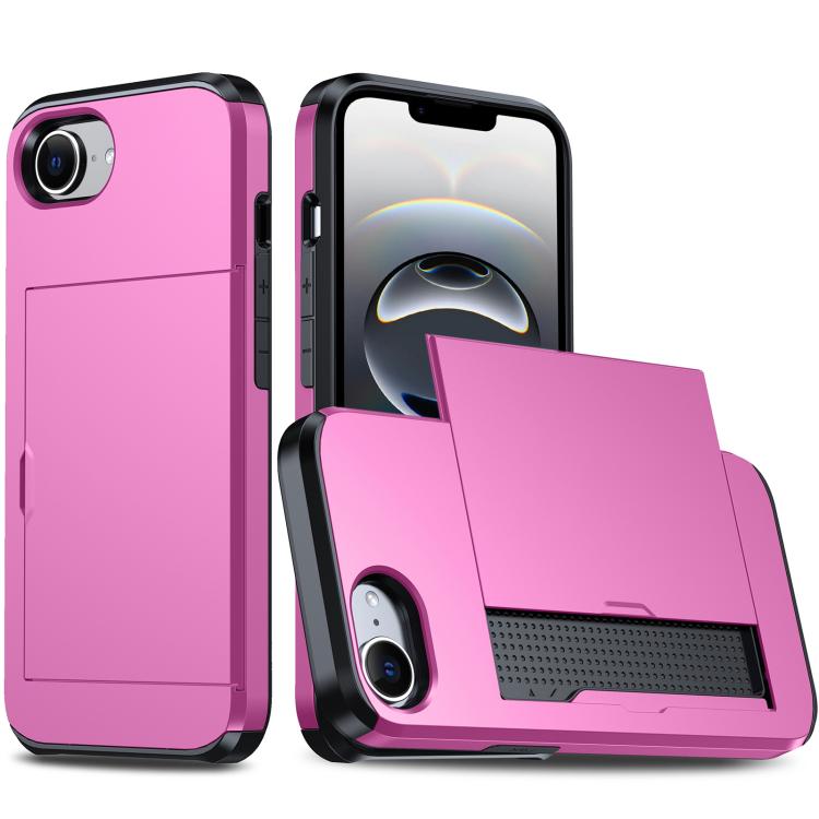 Shockproof Armor Phone Case with Card Slot, For iPhone 17 Pro, For iPhone 17