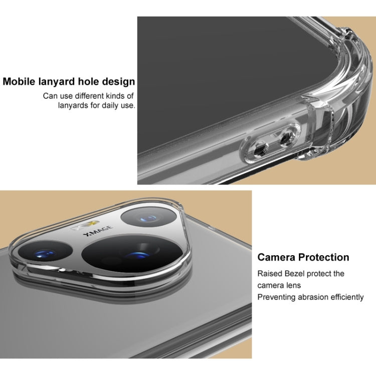 For OnePlus Nord CE4 Lite imak Shockproof Airbag TPU Phone Case(Transparent)