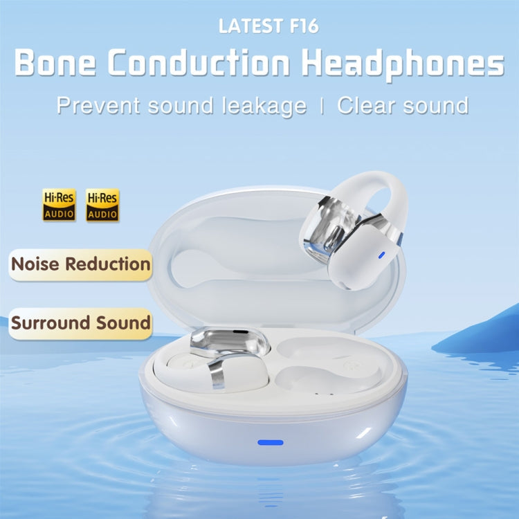 Hileo F16 TWS Touch Control IPX5 Waterproof Sports Earclip Noise Cancelation Earphones(Black)