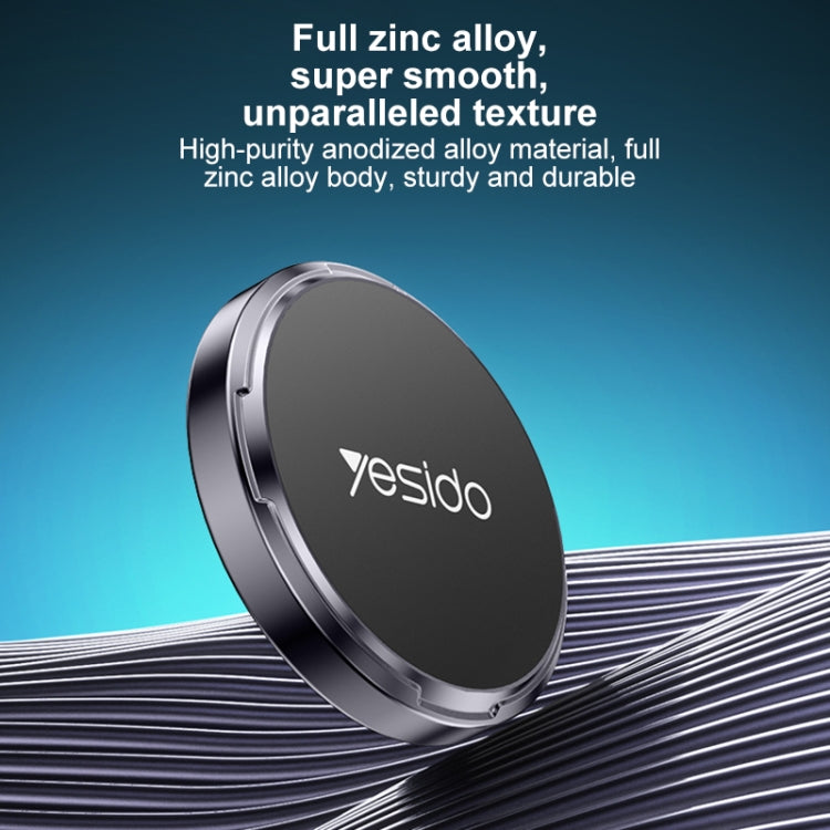 Yesido C211 Round Magnetic Car Holder(Black)