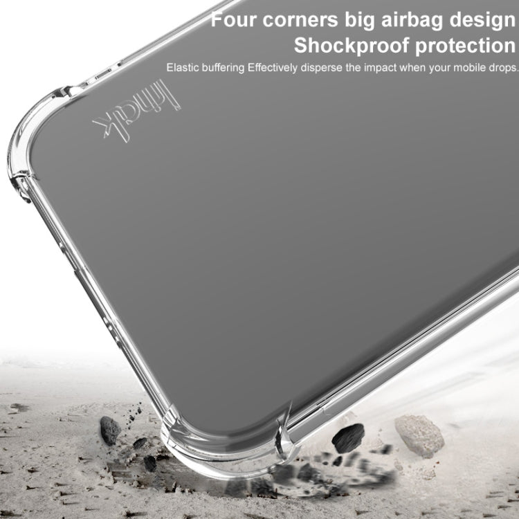 For iPhone 16 Pro imak Shockproof Airbag TPU Phone Case(Transparent)