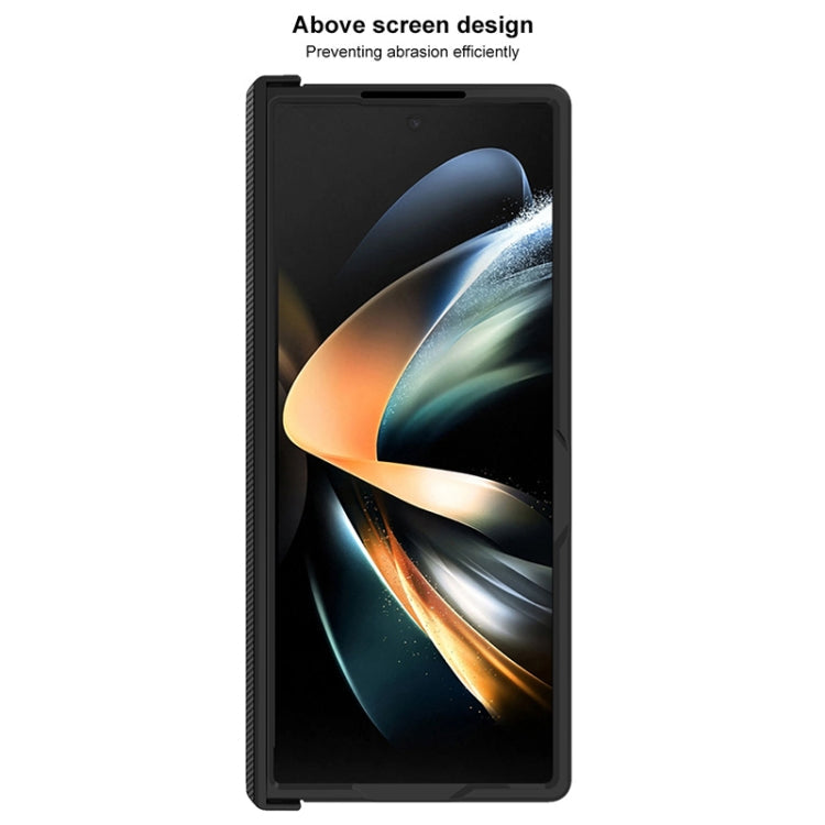 For Samsung Galaxy Z Fold6 imak Ruiyi Series Carbon Fiber PU + PC Phone Case