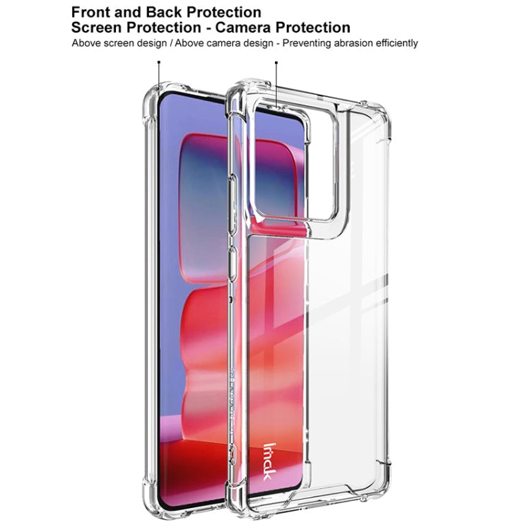 For Motorola Edge 50 Pro IMAK Space Shield PC + TPU Airbag Shockproof Phone Case(Transparent)