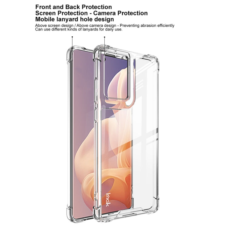 For Motorola Moto G85 5G IMAK Space Shield PC + TPU Airbag Shockproof Phone Case(Transparent)