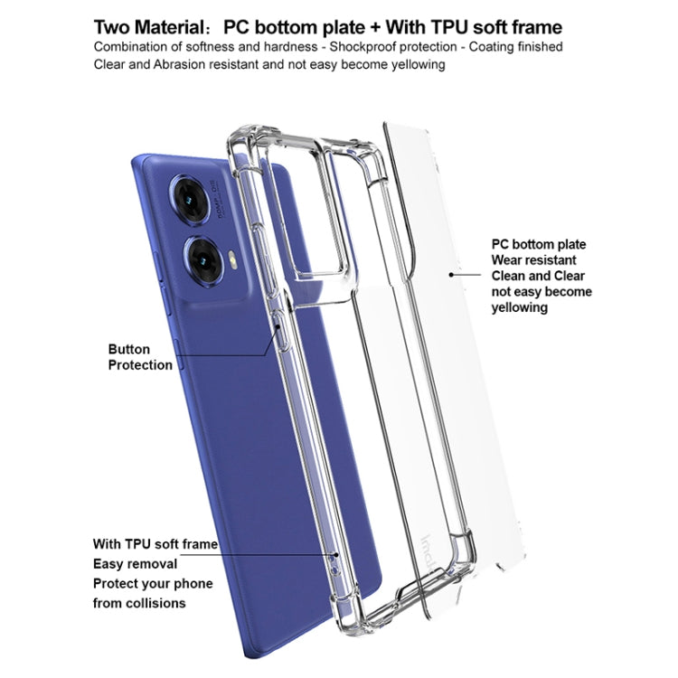 For Motorola Moto S50 Neo 5G IMAK Space Shield PC + TPU Airbag Shockproof Phone Case(Transparent)