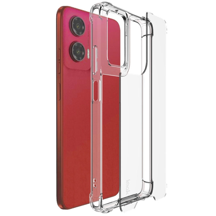 For Motorola Moto G35 5G IMAK Space Shield PC + TPU Airbag Shockproof Phone Case(Transparent)