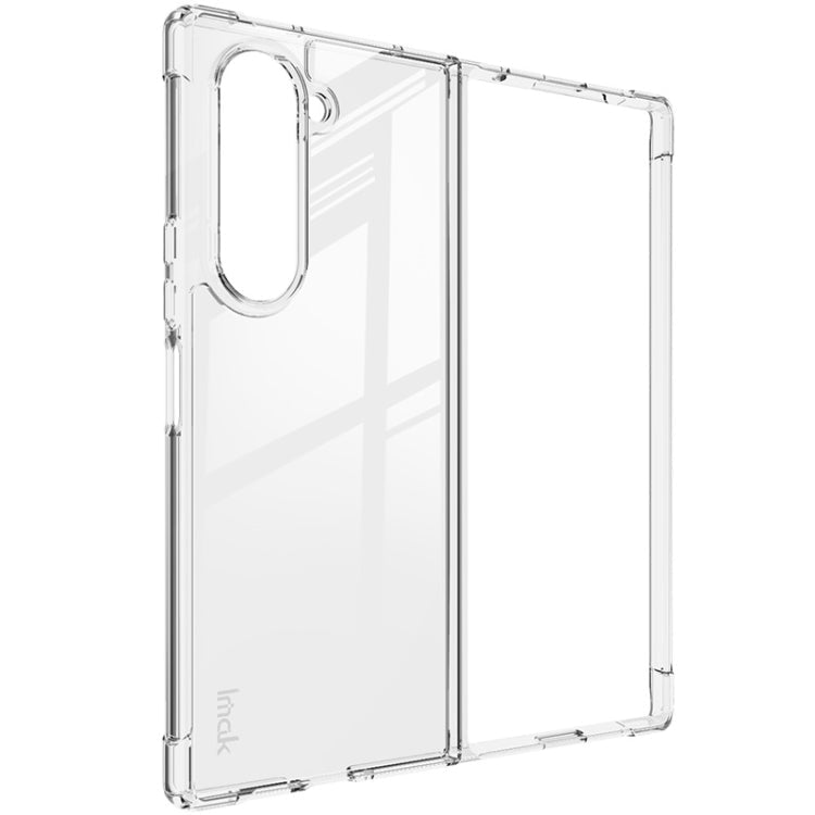 For Samsung Galaxy Z Fold6 IMAK Space Shield PC + TPU Airbag Shockproof Phone Case(Transparent)