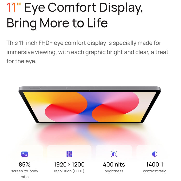 HUAWEI MatePad SE 11 2024 WiFi Tablet PC, 8GB+128GB, 11 inch HarmonyOS 4.2 Qualcomm Snapdragon 685 Octa Core, Not Support Google Play(Nebula Grey)