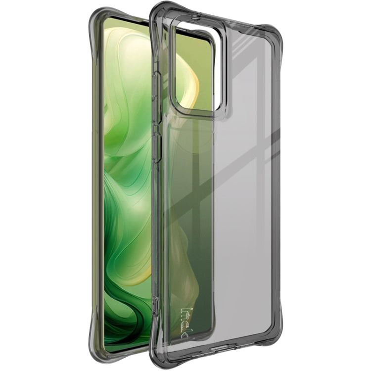 For Motorola Moto G85 / S50 Neo imak Shockproof Airbag TPU Phone Case(Transparent Black)