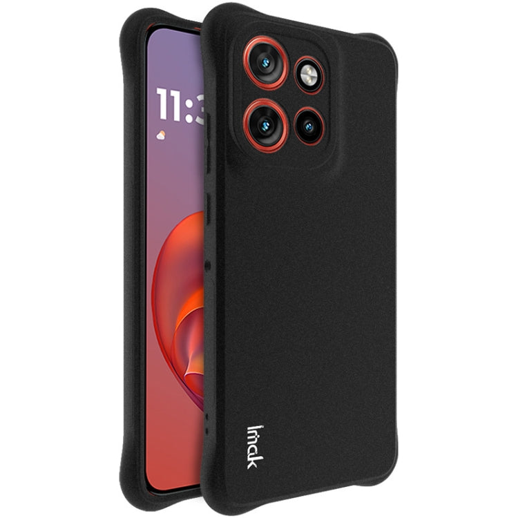 For Motorola Moto S50/Edge 50 Neo/60 Neo 5G imak Shockproof Airbag TPU Phone Case(Matte Black)
