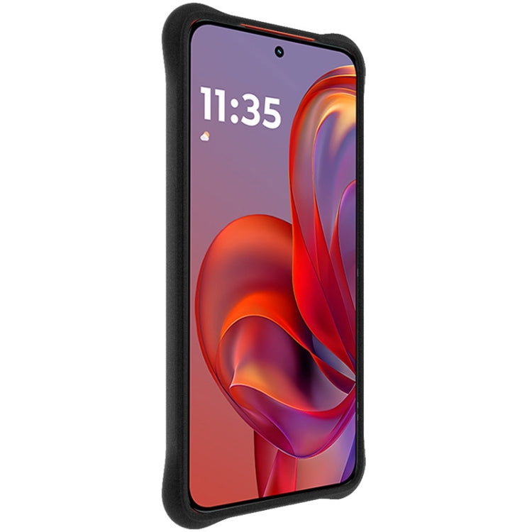 For Motorola Moto S50/Edge 50 Neo/60 Neo 5G imak Shockproof Airbag TPU Phone Case(Matte Black)