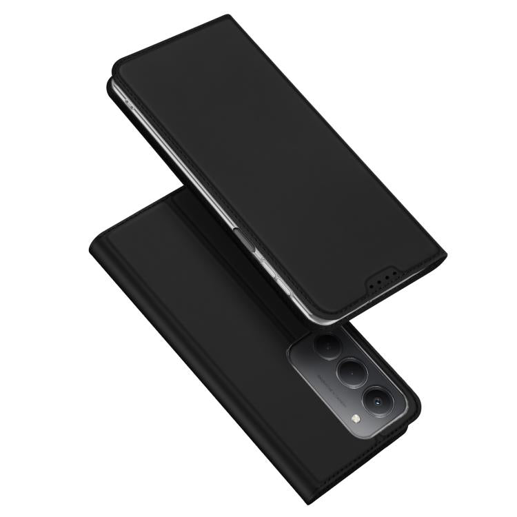 For Redmi 15 5G / 4G EU 171mm DUX DUCIS Skin Pro Series Flip Leather Phone Case(Black)