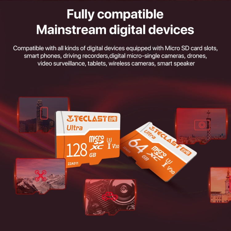 Teclast U3 Ultra High Speed TF Card / Micro SD Card, Memory:64GB