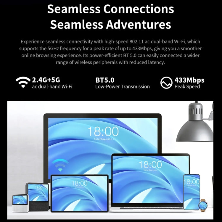 Teclast T50HD Tablet PC 11 inch, 6GB+256GB,  Android 14 Unisoc T606 Octa Core, 4G LTE Dual SIM