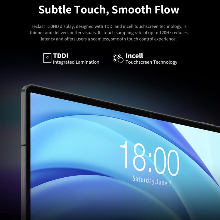 Teclast T50HD Tablet PC 11 inch, 6GB+256GB,  Android 14 Unisoc T606 Octa Core, 4G LTE Dual SIM