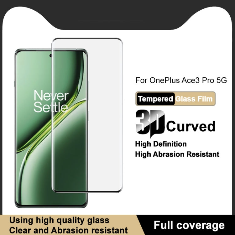 For OnePlus Ace 3 Pro imak 3D Curved Full Screen Tempered Glass Film