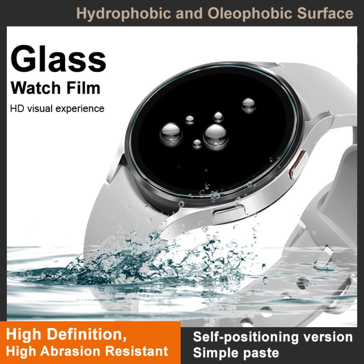 For Samsung Watch4 Classic 46mm imak Tempered Glass Watch Film, Self-positioning Version