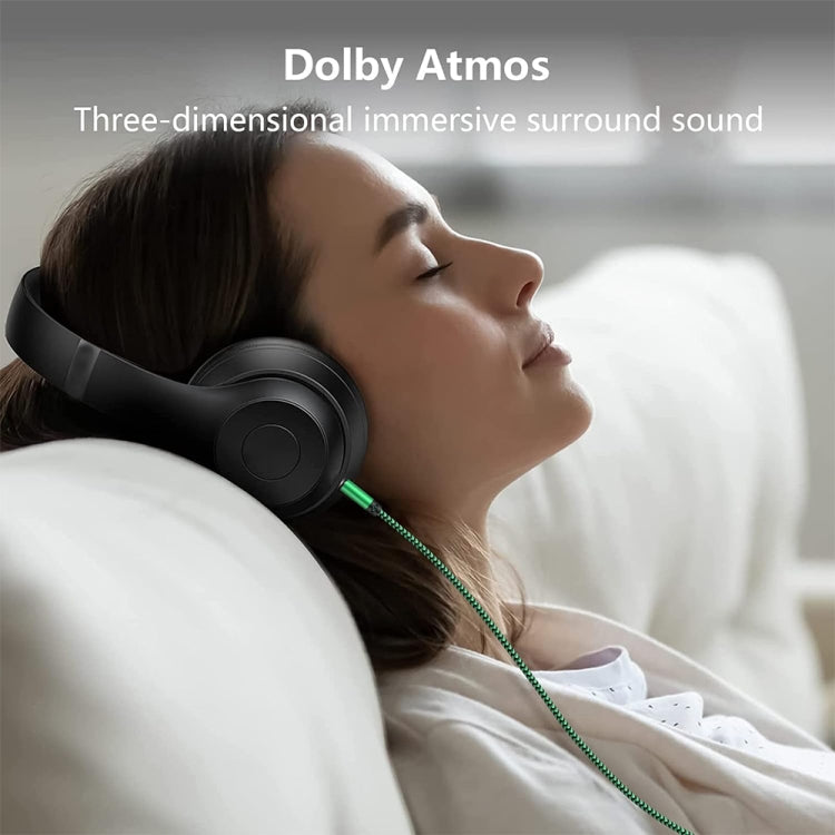 3.5mm Male to Dual 3.5mm Audio + Microphone 2 in 1 Audio Adapter Cable, Length:1m(Green)