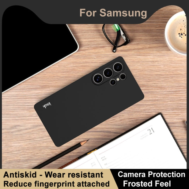 For Samsung Galaxy S25 Ultra 5G imak UC-3 Series Shockproof Frosted TPU Phone Case(Black)