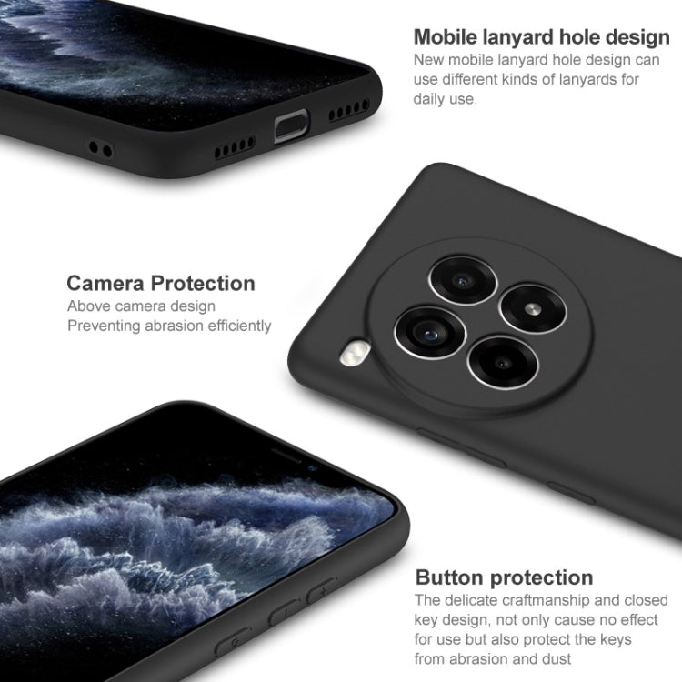 For OnePlus Ace 3 Pro IMAK UC-3 Series Shockproof Frosted TPU Phone Case(Black)