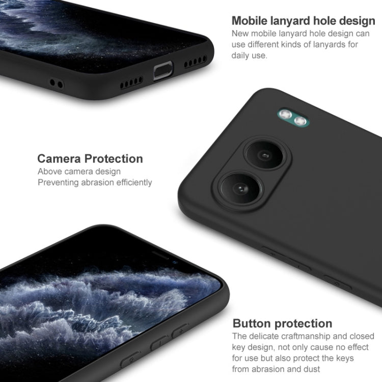 For OnePlus Nord 4 IMAK UC-3 Series Shockproof Frosted TPU Phone Case(Black)
