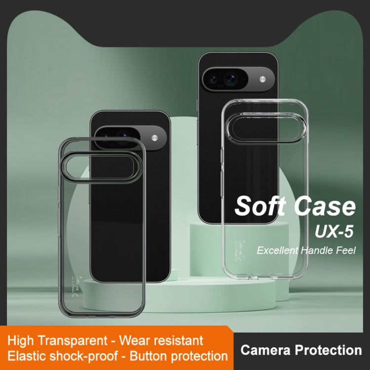 For Google Pixel 9 Pro IMAK UX-5 Series Transparent Shockproof TPU Protective Phone Case(Transparent)
