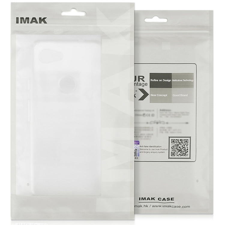 For Google Pixel 9 Pro IMAK UX-5 Series Transparent Shockproof TPU Protective Phone Case(Transparent  Black)