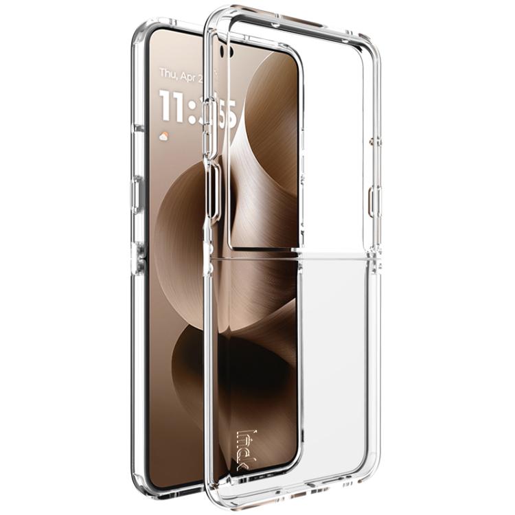 For Motorola Razr 60 Ultra imak UX-6 series All-inclusive Shockproof Airbag TPU Invisible Phone Case(Transparent)