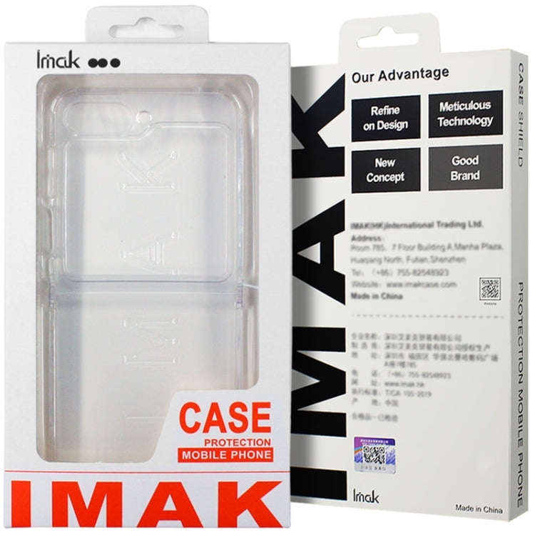 For Motorola Razr 60 Ultra imak UX-6 series All-inclusive Shockproof Airbag TPU Invisible Phone Case(Transparent)