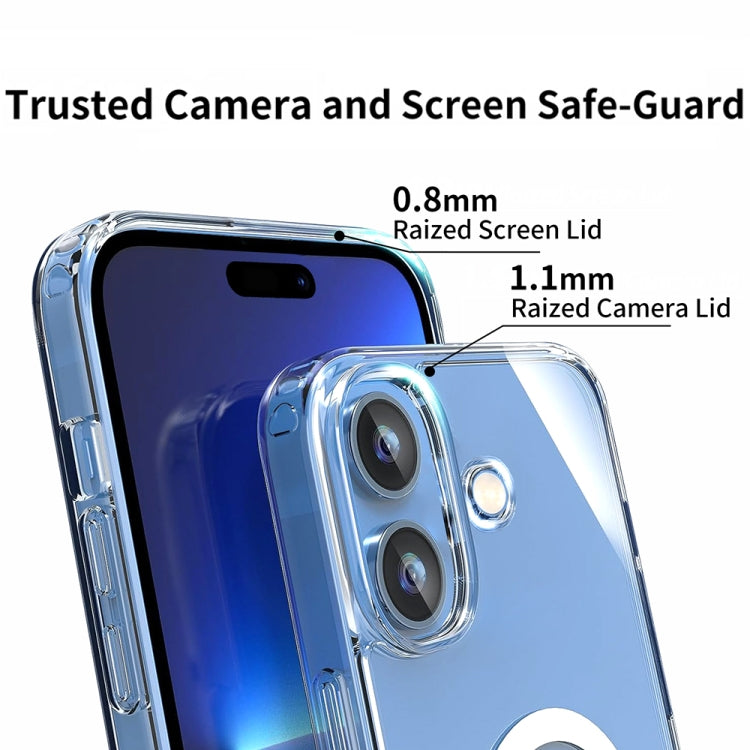 For iPhone 15 Pro ViLi MAG-C Series MagSafe Magnetic PC + TPU Phone Case(Transparent)