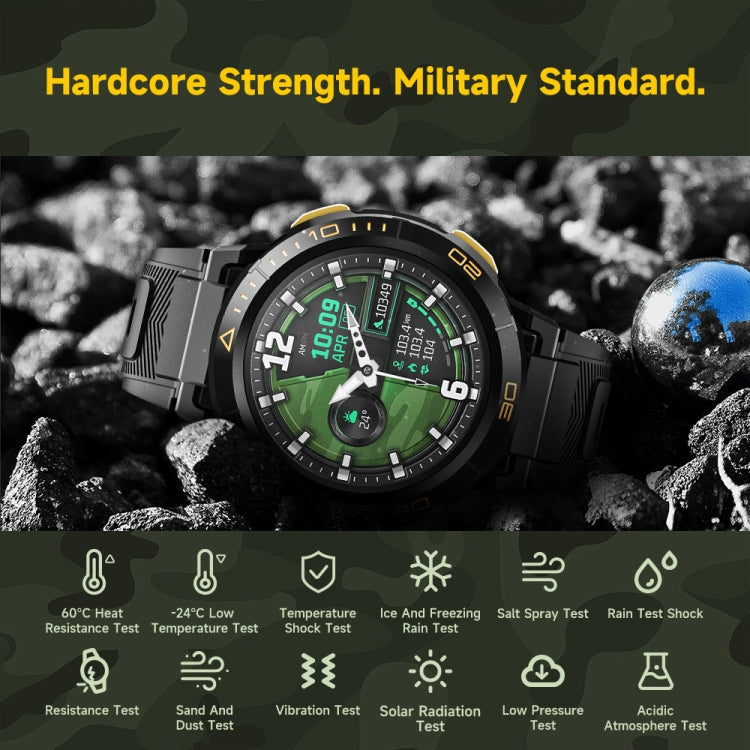 LEMFO Z1 1.43 inch AMOLED Screen Smart Watch, 4G Network Android 8.1 2GB+16GB, Eurasian Version(Black)