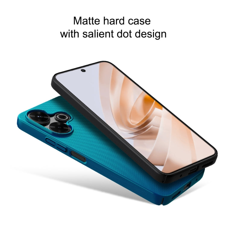For Redmi Note 13R 5G / 13 4G NILLKIN Frosted PC Phone Case(Black)