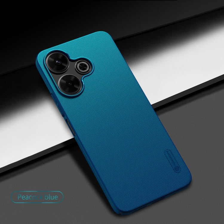 For Xiaomi Poco M6 4G NILLKIN Frosted PC Phone Case(Blue)