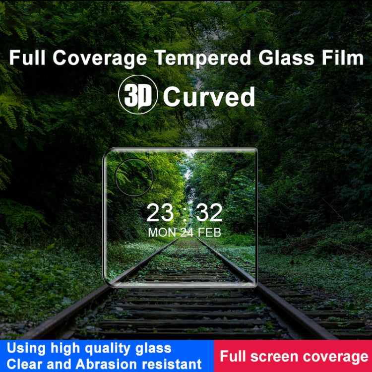 For Honor Magic V Flip 5G imak 3D Curved Full Rear Screen Tempered Glass Film