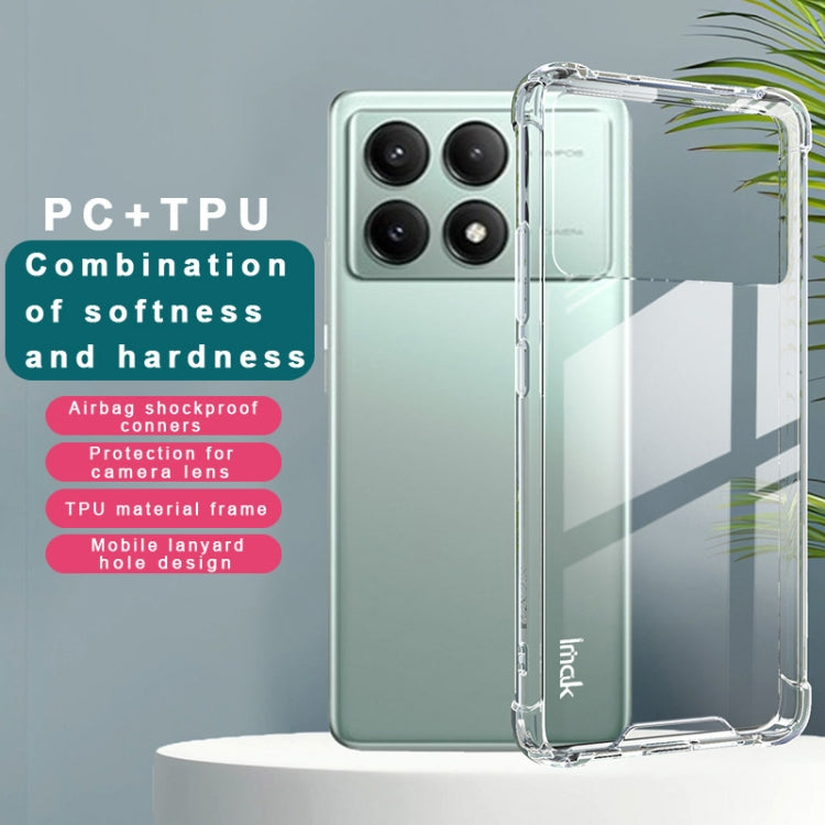 For Redmi K70E IMAK Space Shield PC + TPU Airbag Shockproof Phone Case(Transparent)