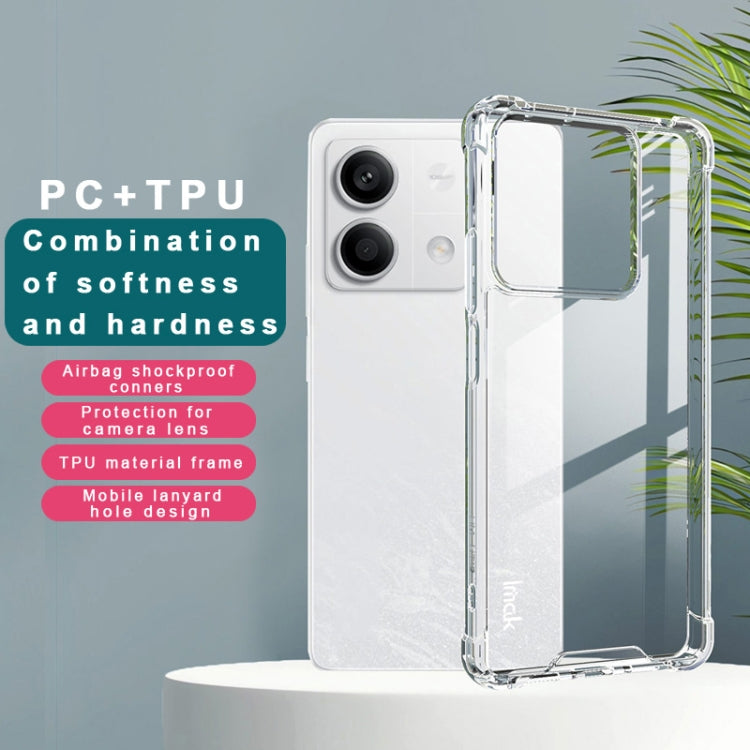 For Redmi Note 13 5G IMAK Space Shield PC + TPU Airbag Shockproof Phone Case(Transparent)