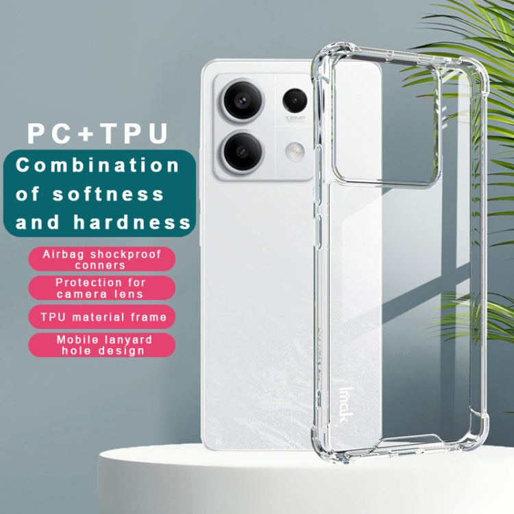 For Redmi Note 13 Pro 5G IMAK Space Shield PC + TPU Airbag Shockproof Phone Case(Transparent)