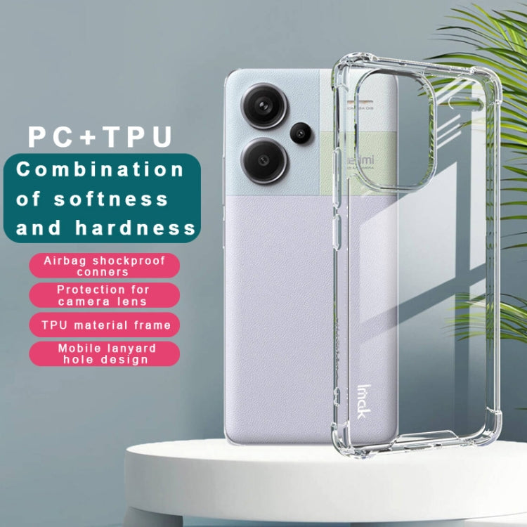 For Redmi Note 13 Pro+ 5G IMAK Space Shield PC + TPU Airbag Shockproof Phone Case(Transparent)