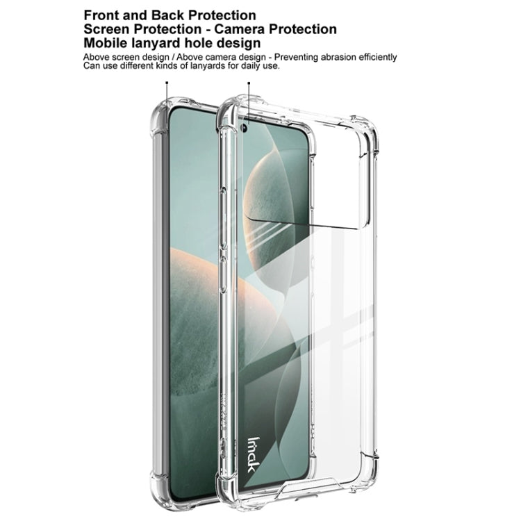 For Xiaomi POCO X6 Pro 5G IMAK Space Shield PC + TPU Airbag Shockproof Phone Case(Transparent)