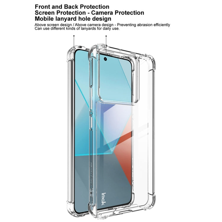 For Xiaomi POCO X6 5G IMAK Space Shield PC + TPU Airbag Shockproof Phone Case(Transparent)