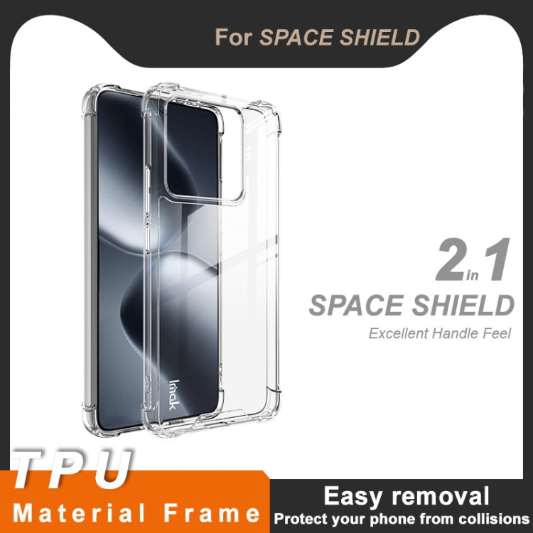 For Xiaomi 14T IMAK Space Shield PC + TPU Airbag Shockproof Phone Case(Transparent)